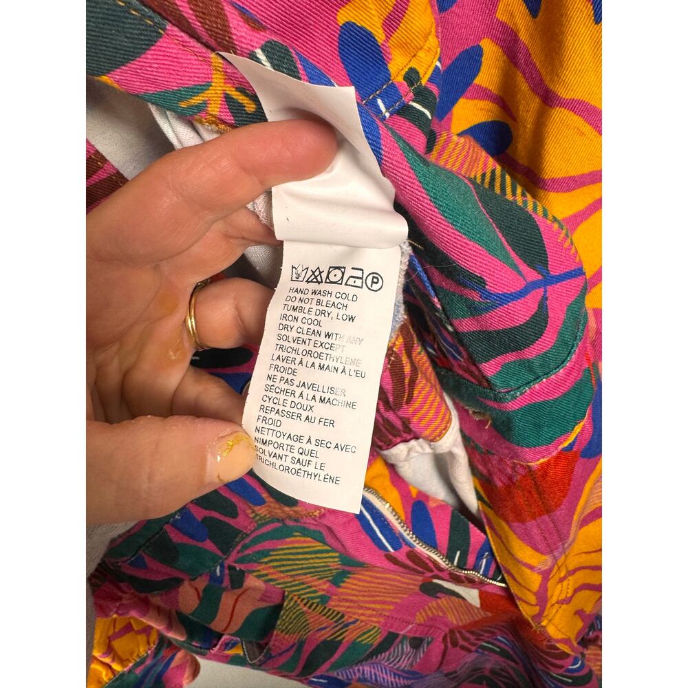 FARM Rio Macaw 100% Cotton Tropical Jumpsuit Coveralls, XS- NWT - Picture 10 of 11